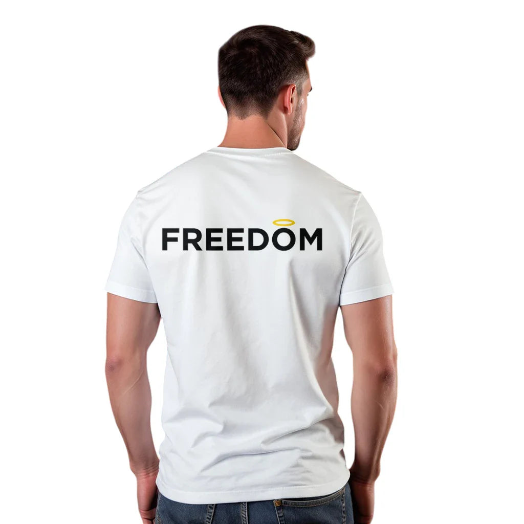 Charlie Kirk Freedom 2 Sides T-Shirt, Charlie Kirk Shirt, Rest in Peace Charlie Shirt, Pray for Charlie Kirk Shirt, A True Patriot Shirt